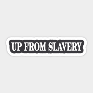 Up From Slavery - Booker T. Washington - Back Sticker